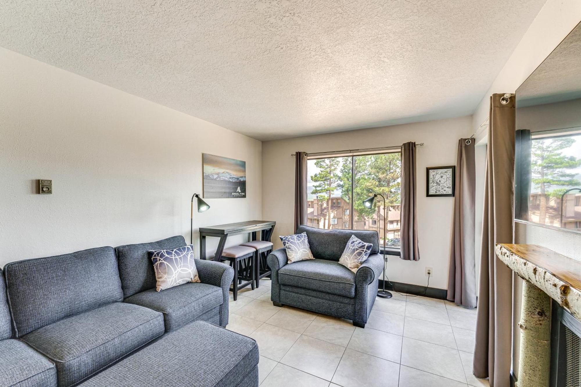 Angel Fire Mountain Condo Steps To Ski Resort! Esterno foto