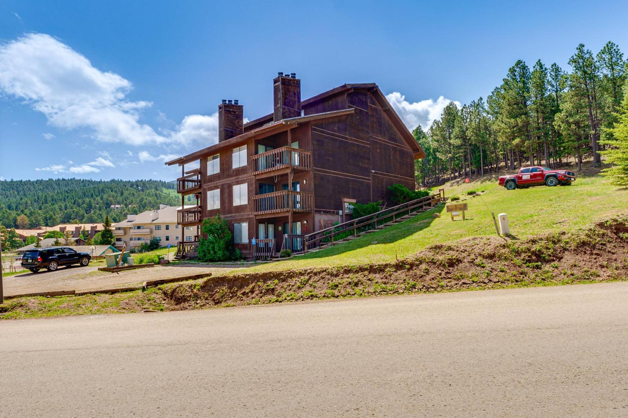 Angel Fire Mountain Condo Steps To Ski Resort! Esterno foto