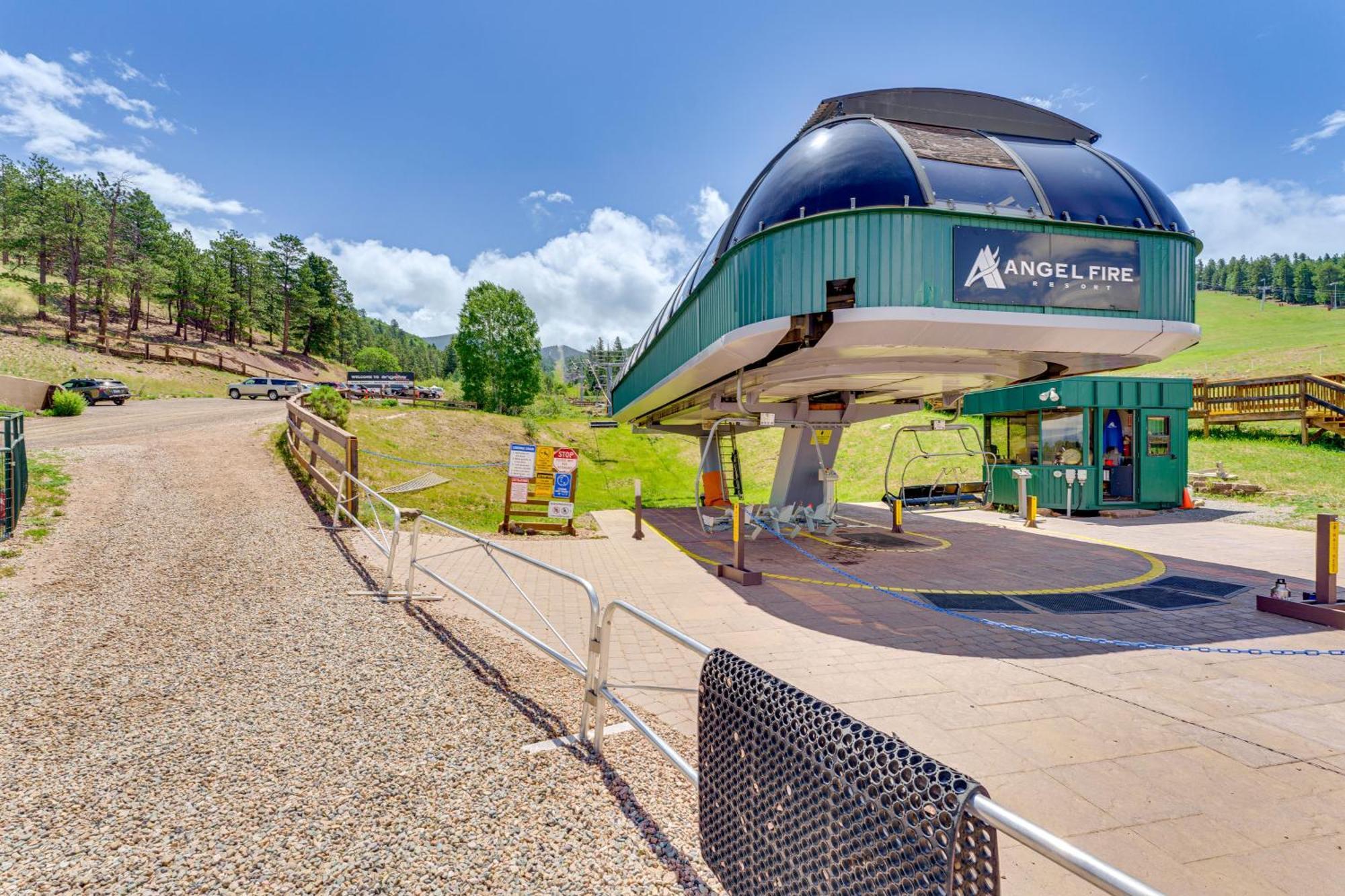 Angel Fire Mountain Condo Steps To Ski Resort! Esterno foto