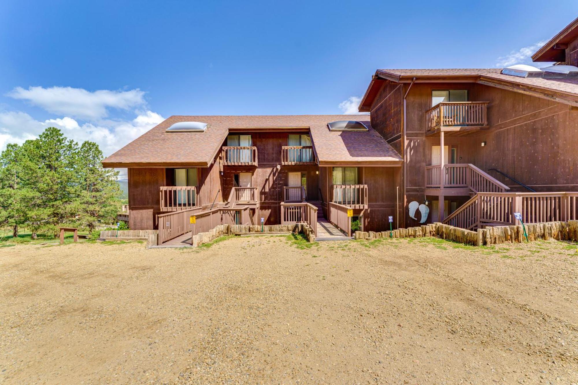 Angel Fire Mountain Condo Steps To Ski Resort! Esterno foto